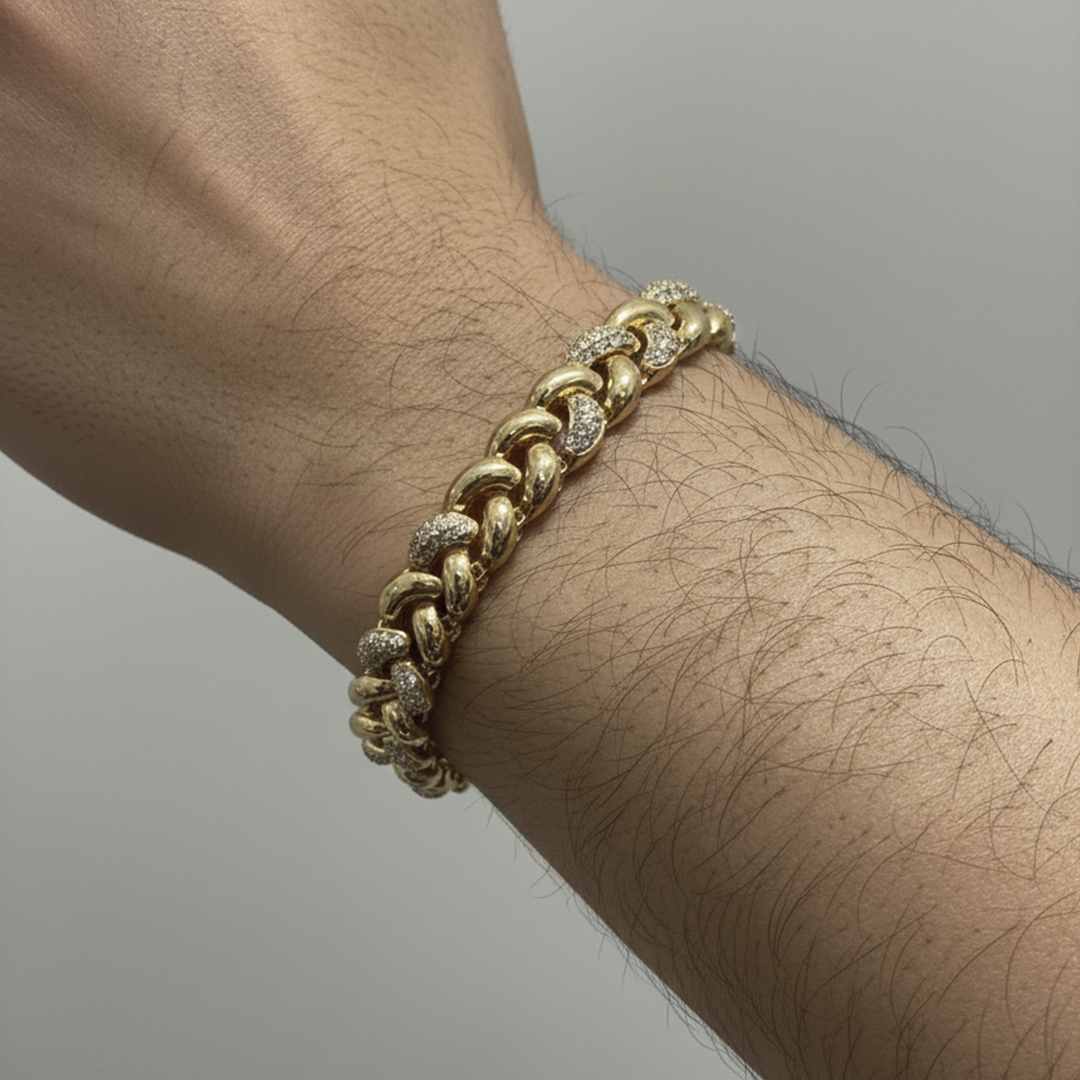 Men’s Rose Gold Cuban Bracelet