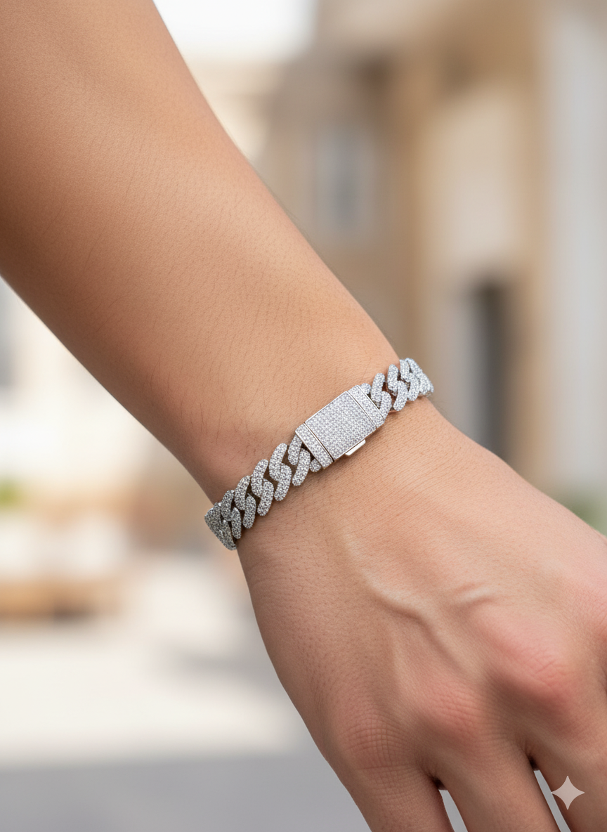 Men’s Silver Cuban Bracelet