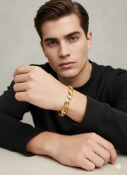 Men’s Gold Cuban Link Bracelet