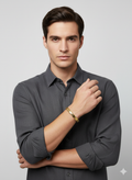 Sleek Gold Link Bracelet