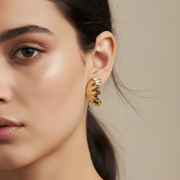 18k Gold Plated Adorable Butterfly Earring