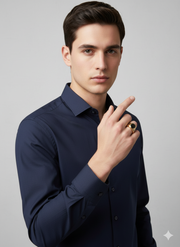 Men’s Gold Black Onyx Ring