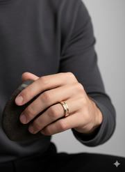 Men’s Gold Channel Diamond Ring