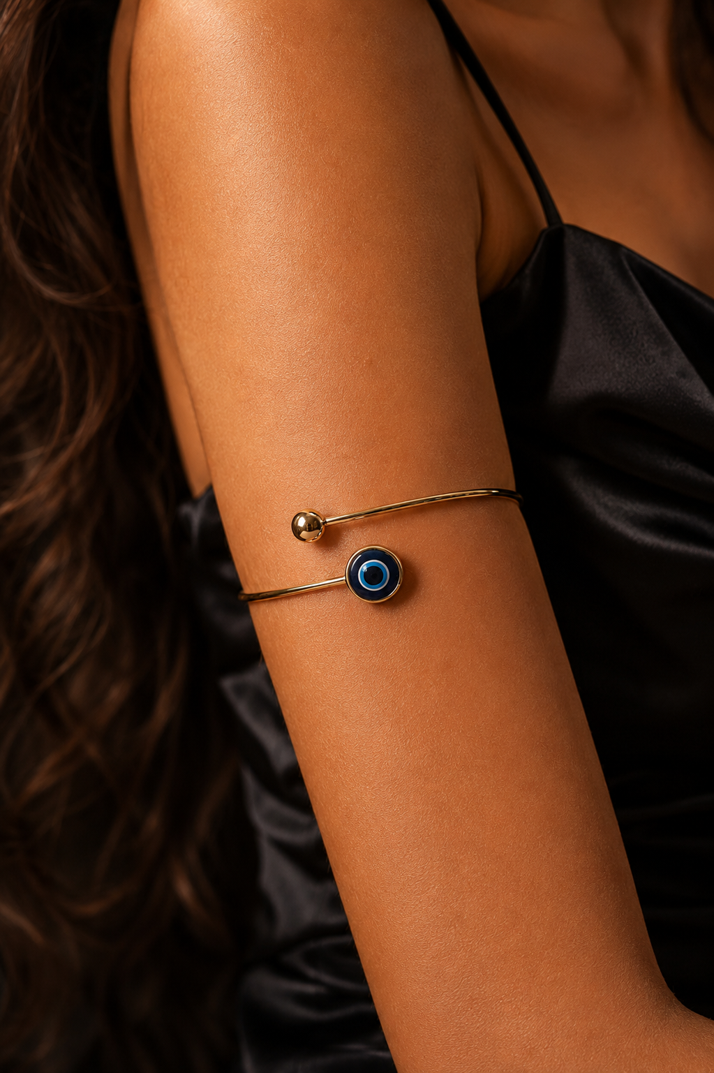 Evil Eye Glow Arm Cuff