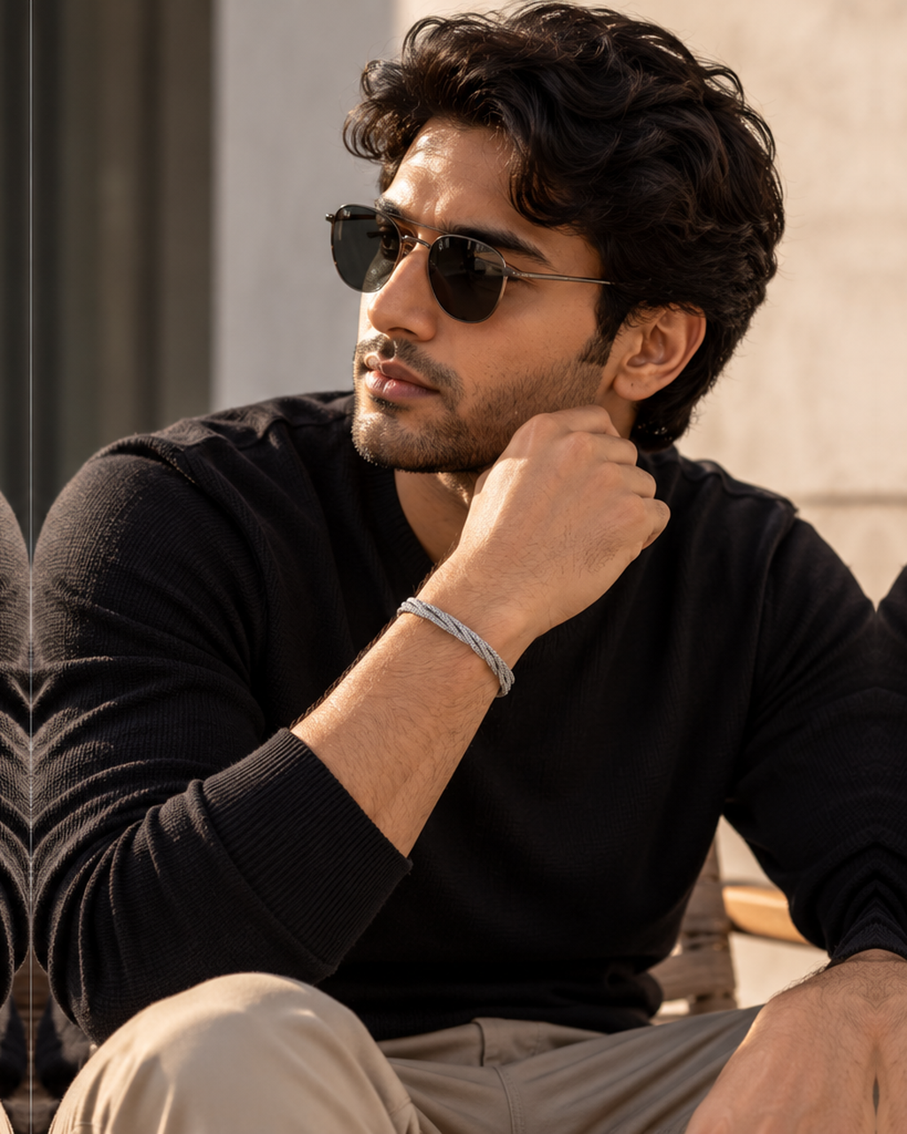 Silver Helix Bracelet