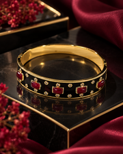 Ruby Reverie Kada Bracelet