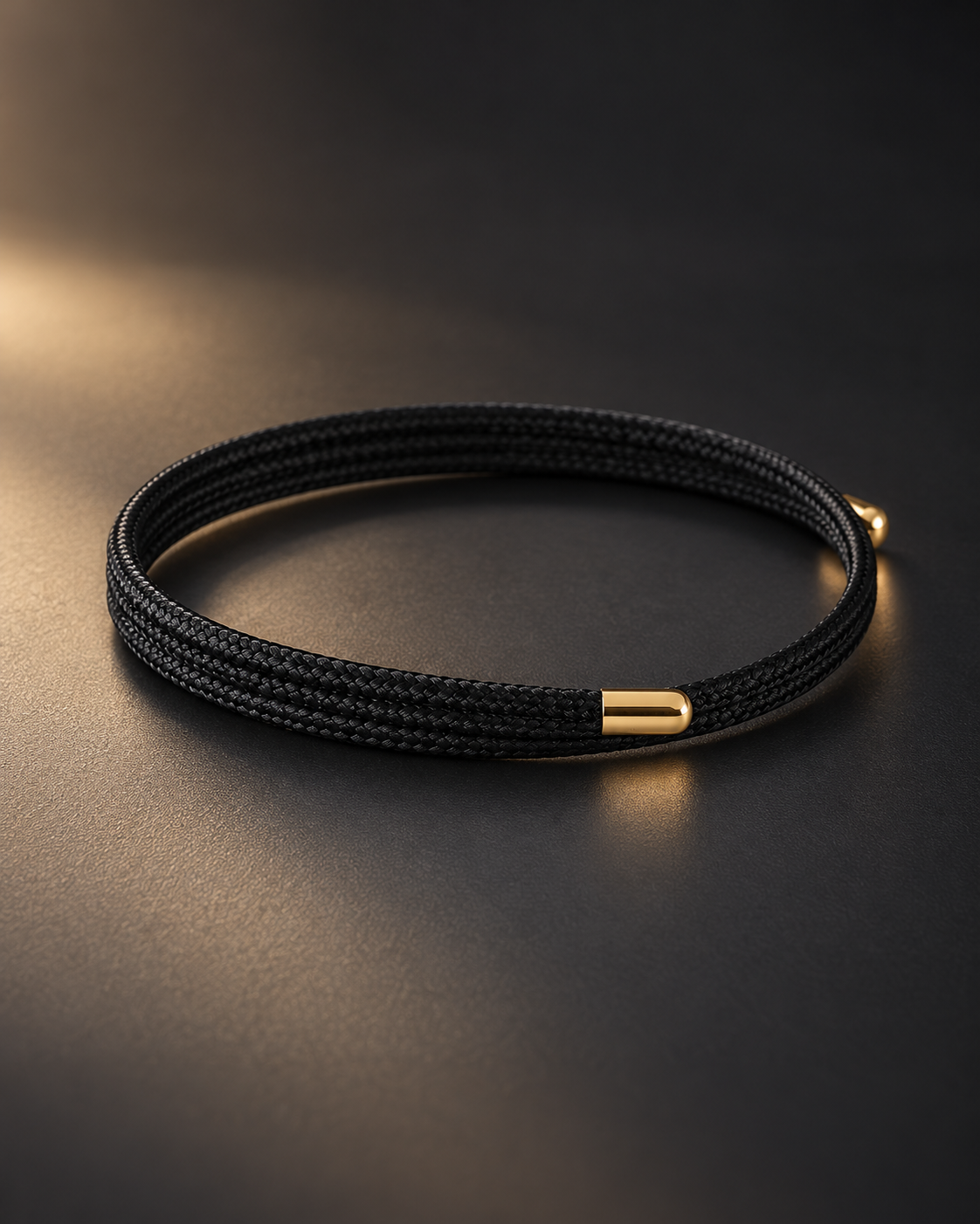 Black Weave Bracelet