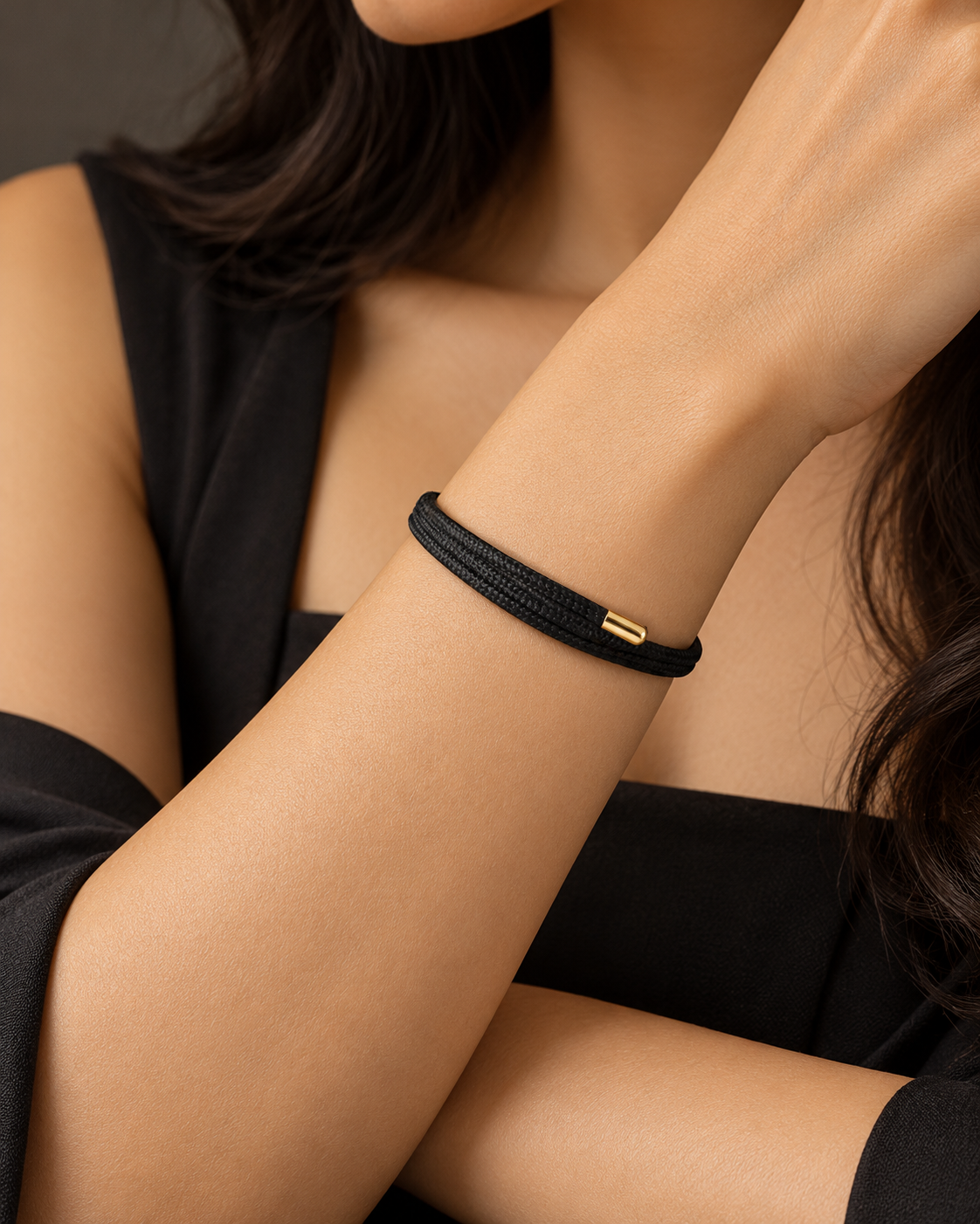 Black Weave Bracelet