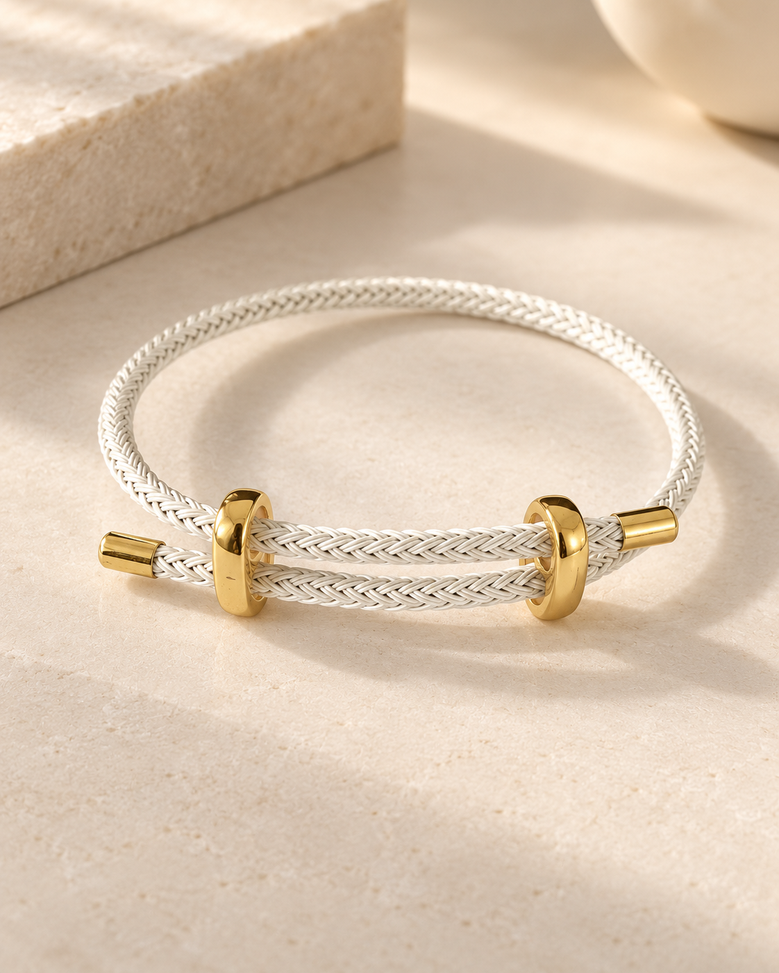 Cream Orbit Bracelet