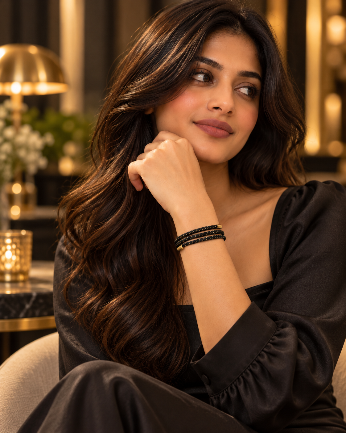 Black Gilt Bracelet