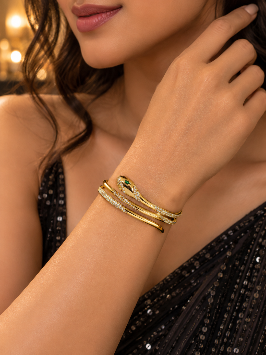 Emerald Slink Bracelet