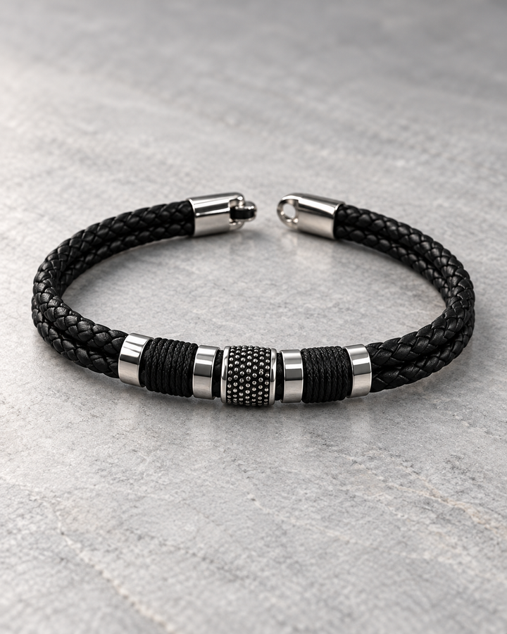 Black Rivet Bracelet