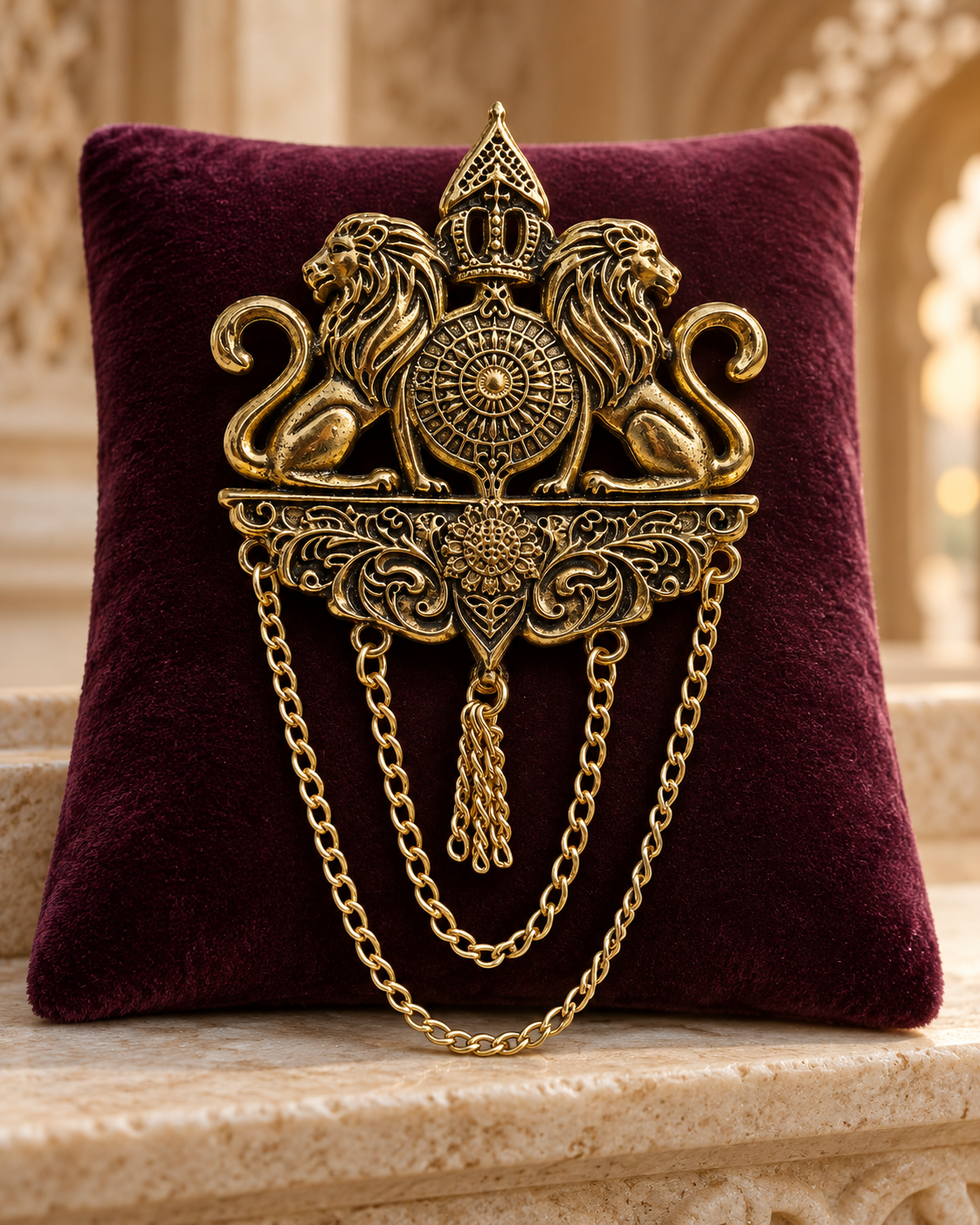 Regal Lioncrest Brooch