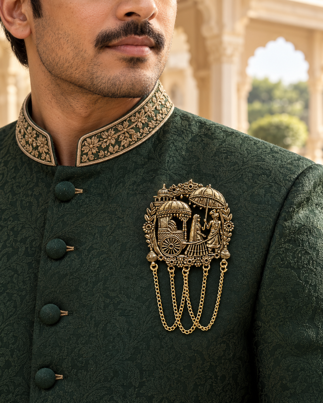 Royal Carriage Brooch