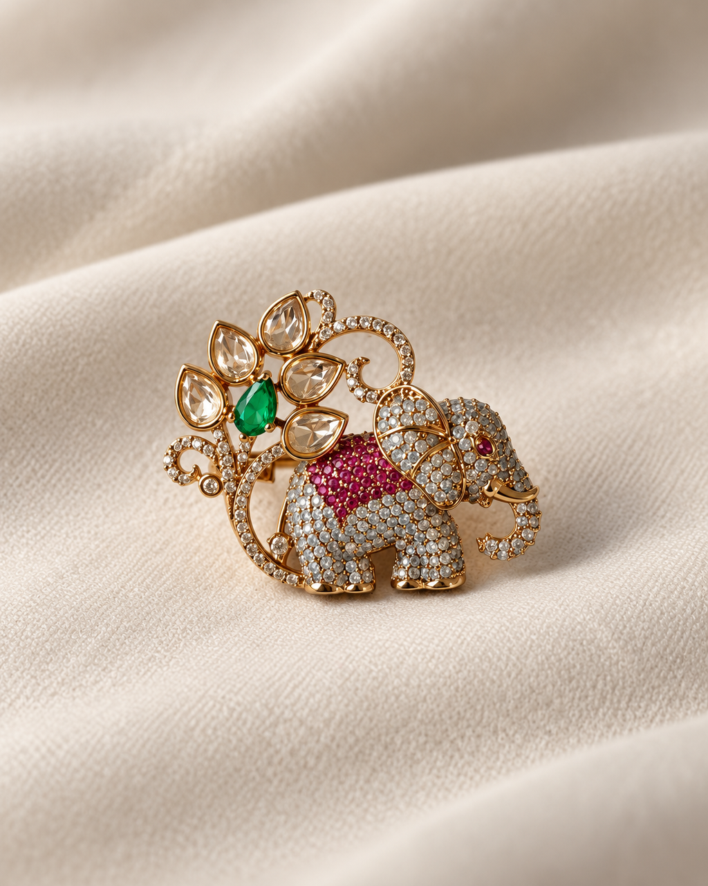 Palace Gajraj Brooch