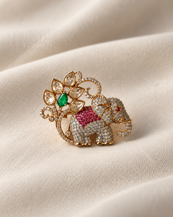 Palace Gajraj Brooch