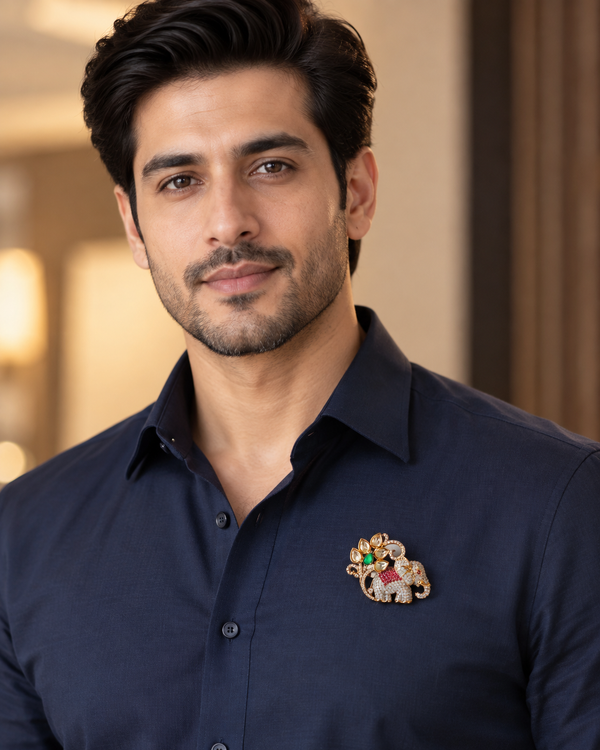 Palace Gajraj Brooch