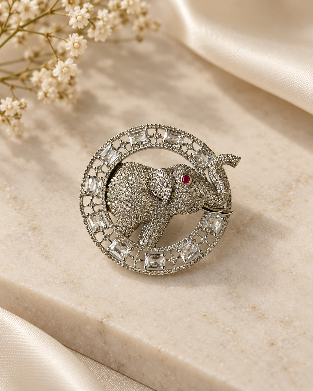 Regal Halo Brooch