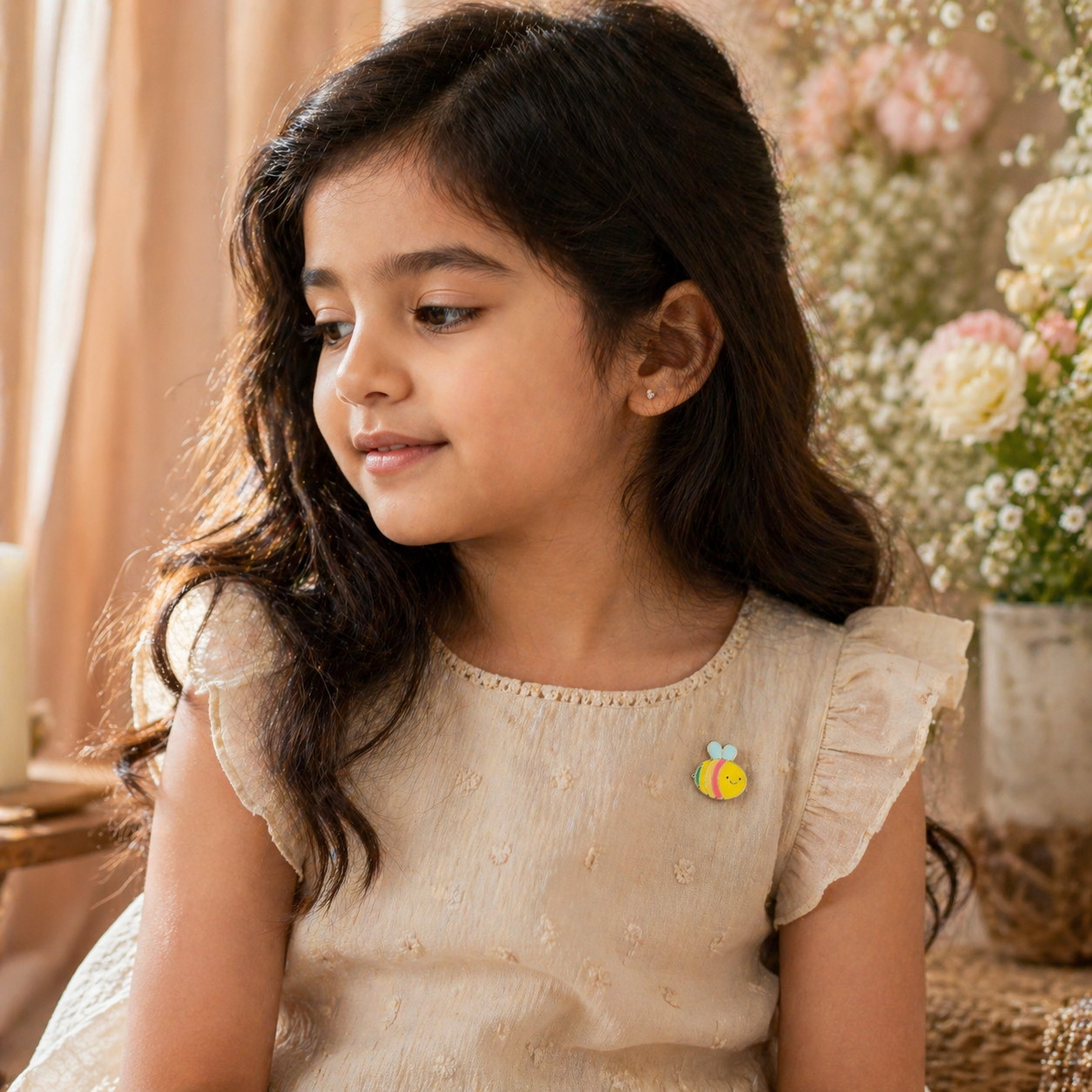 Cute Bee Kids Brooch