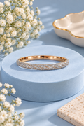 Spiral Spark Kada Bracelet