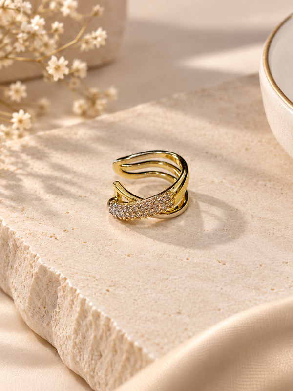 Drape Spark Ear Cuff