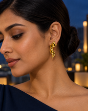 Twisted Flame Earrings