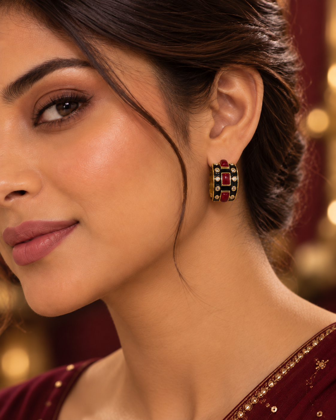 Crimson Empress Earrings