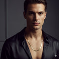 Men's Sleek Gold Chain Necklace