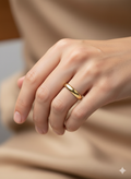 Men’s Polished Gold Band Ring