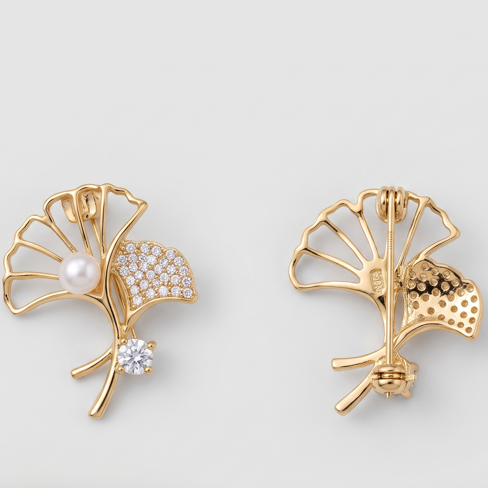 Pearl Branch Brooch