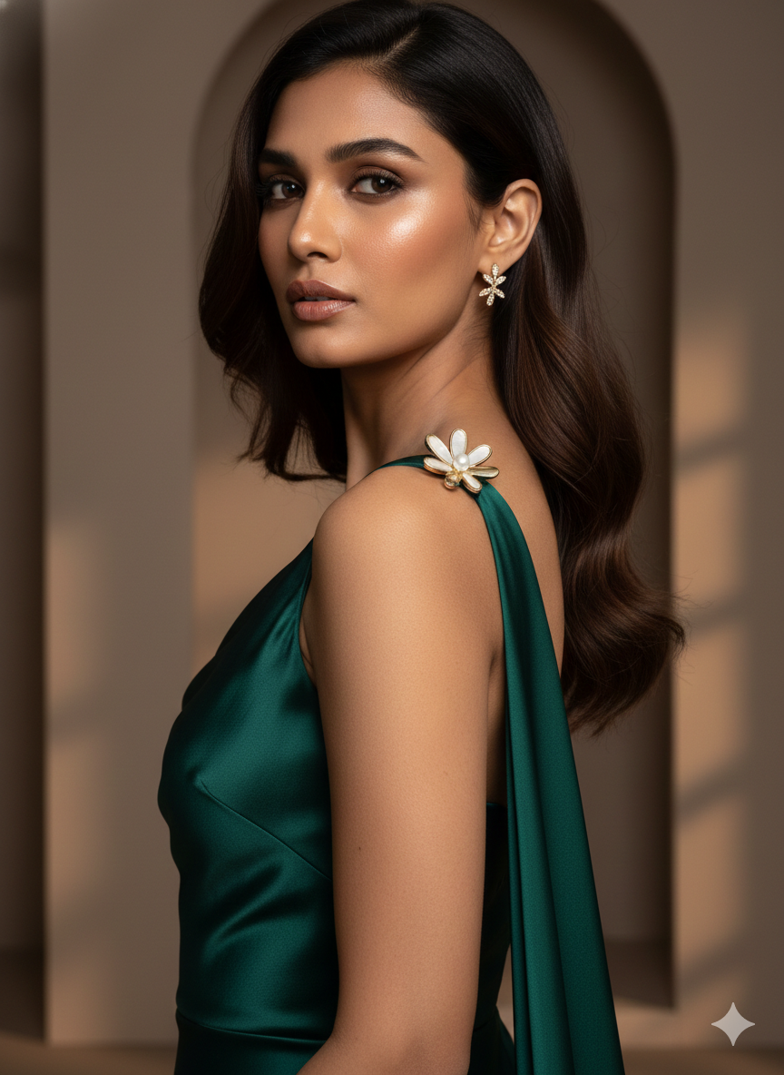 Classic Daisy Pearl Brooch