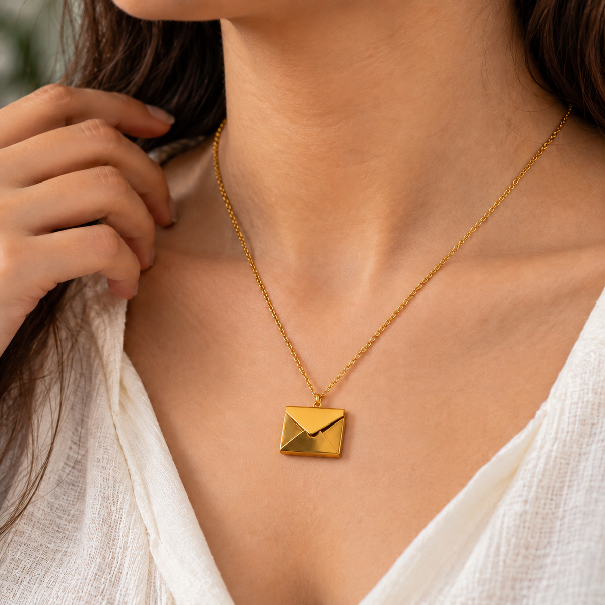 Envelope Necklace