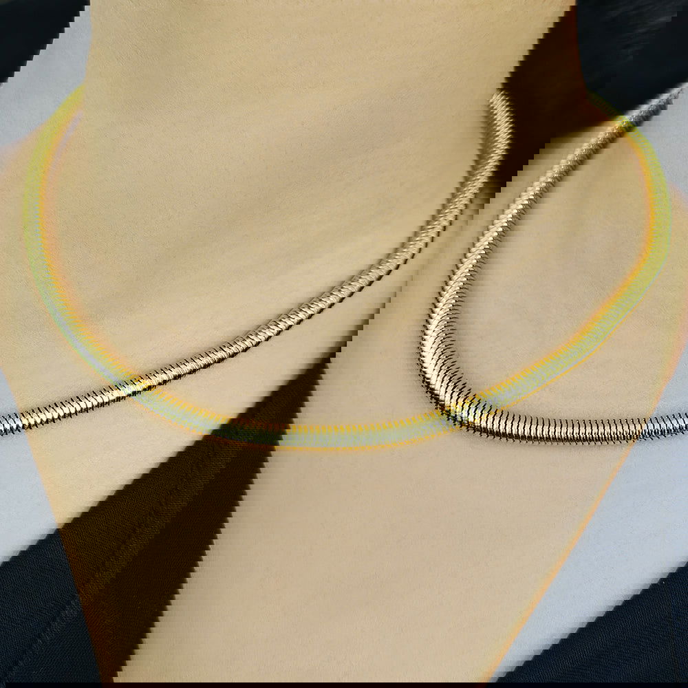 Gold Chunky Necklace - Aura Bling