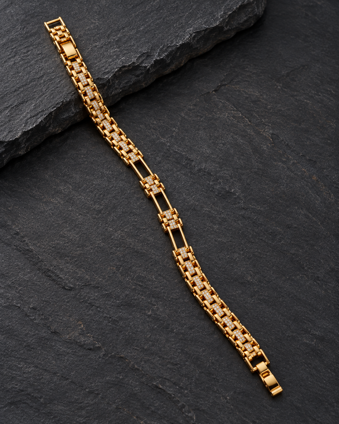 Crystal Track Bracelet
