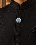 Crystal Rosette Button Cover