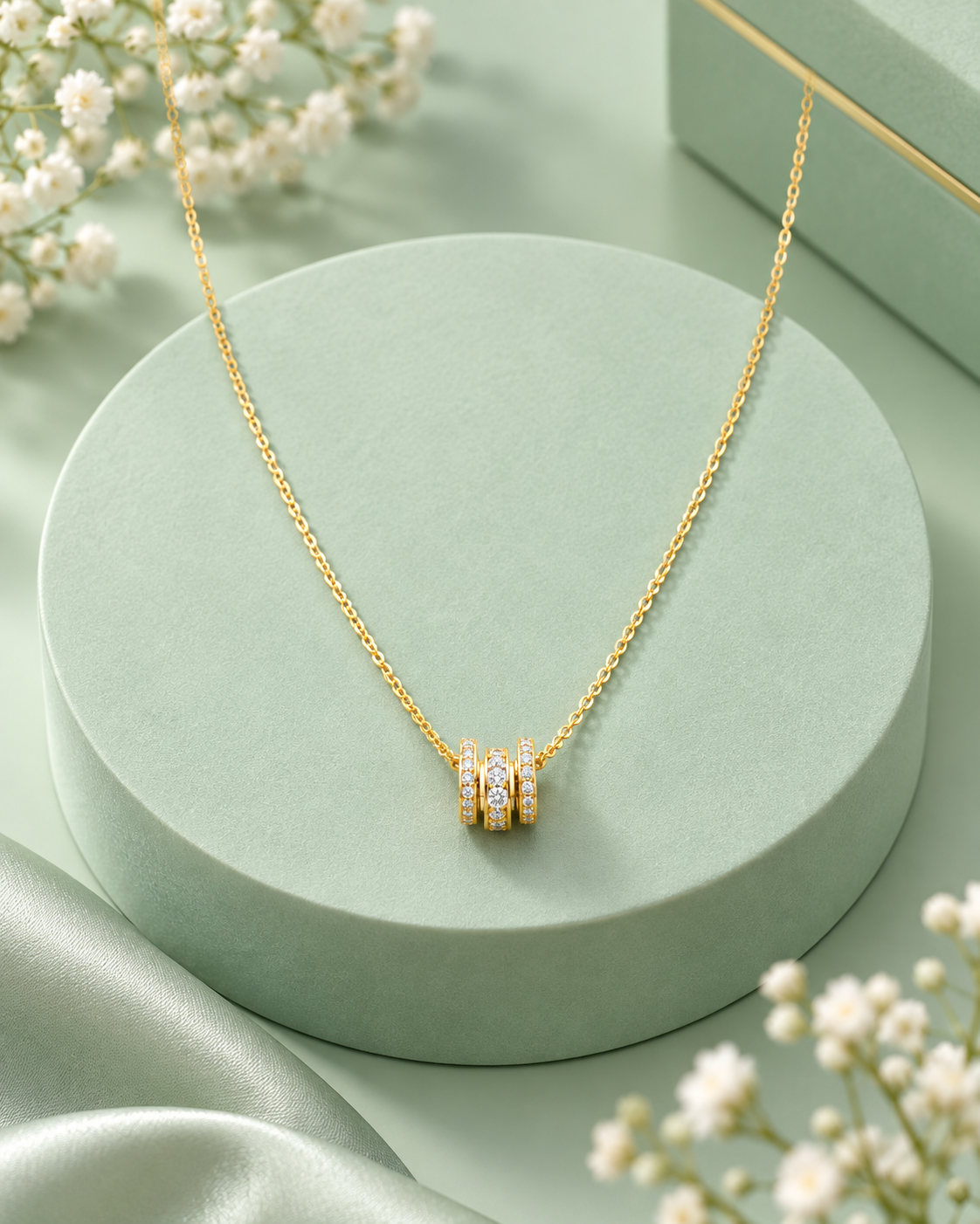 Crystal Loop Necklace