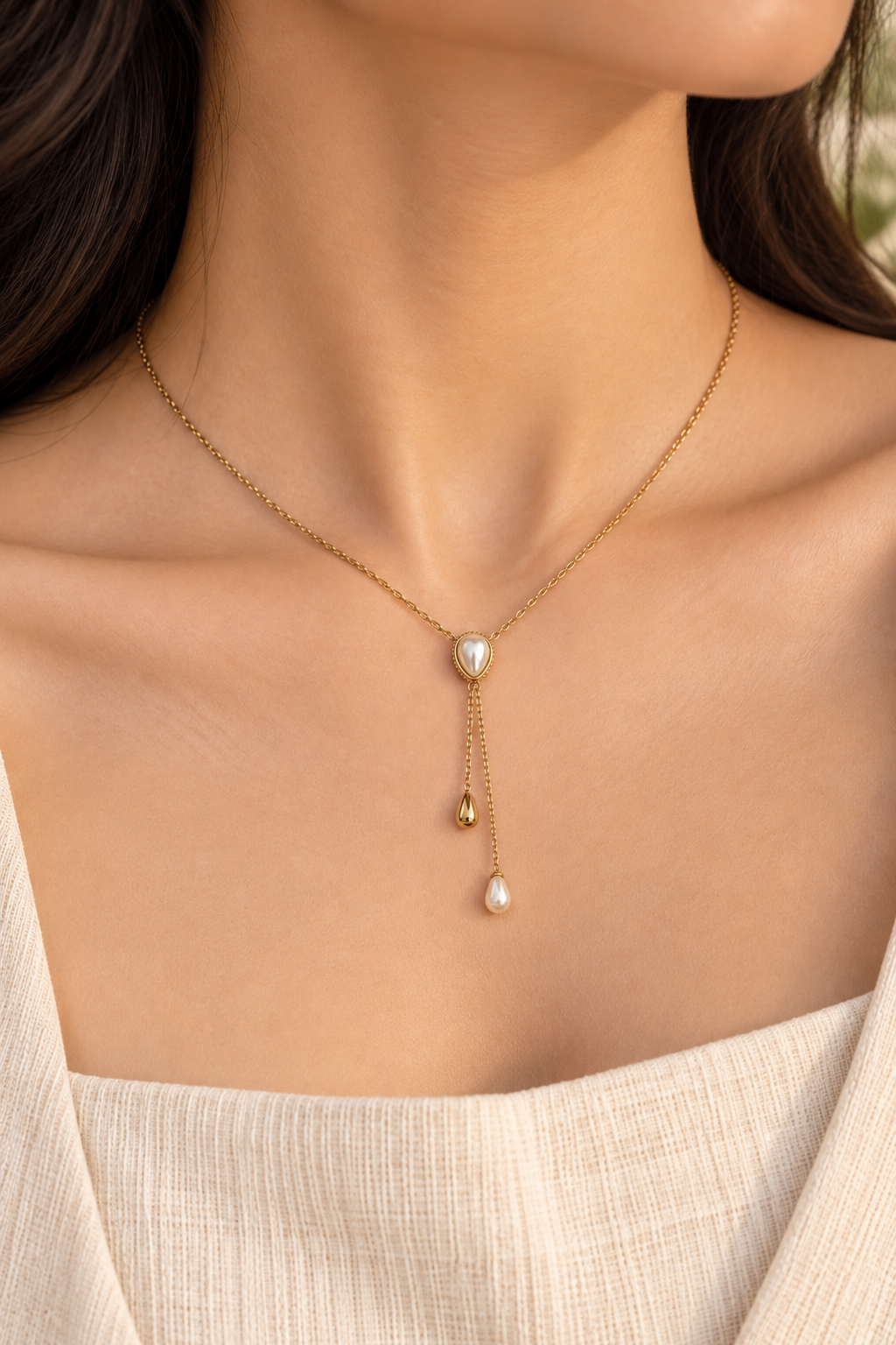 Pearl Swing Necklace