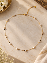 Niva Necklace in Gold Tone