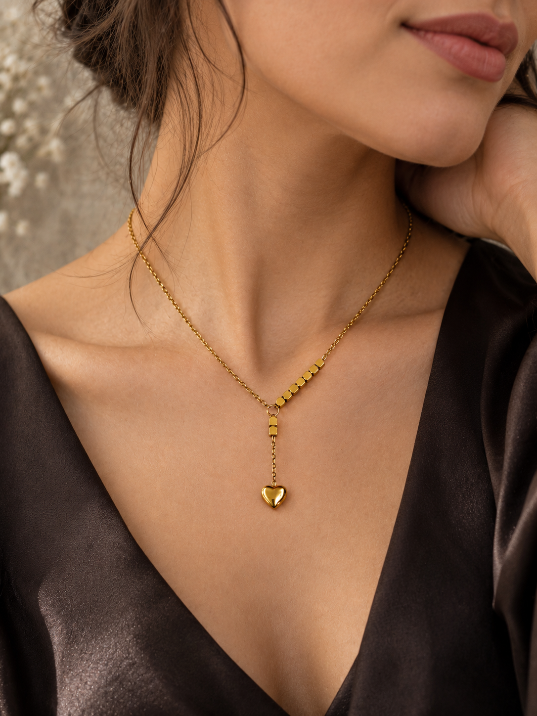 Cubique Drop Necklace