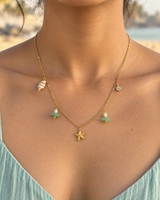 Corvina Necklace in Metal - Styled View