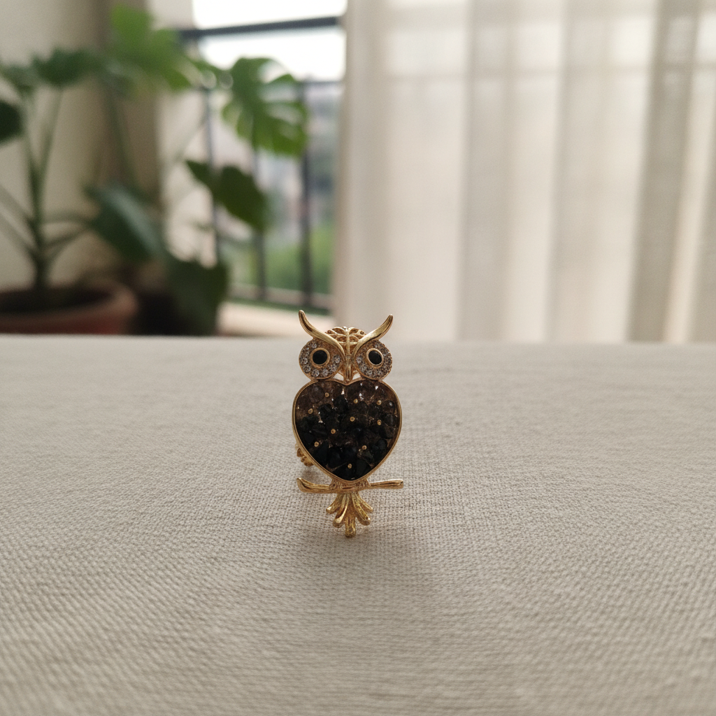 Hootelle Owl Brooch