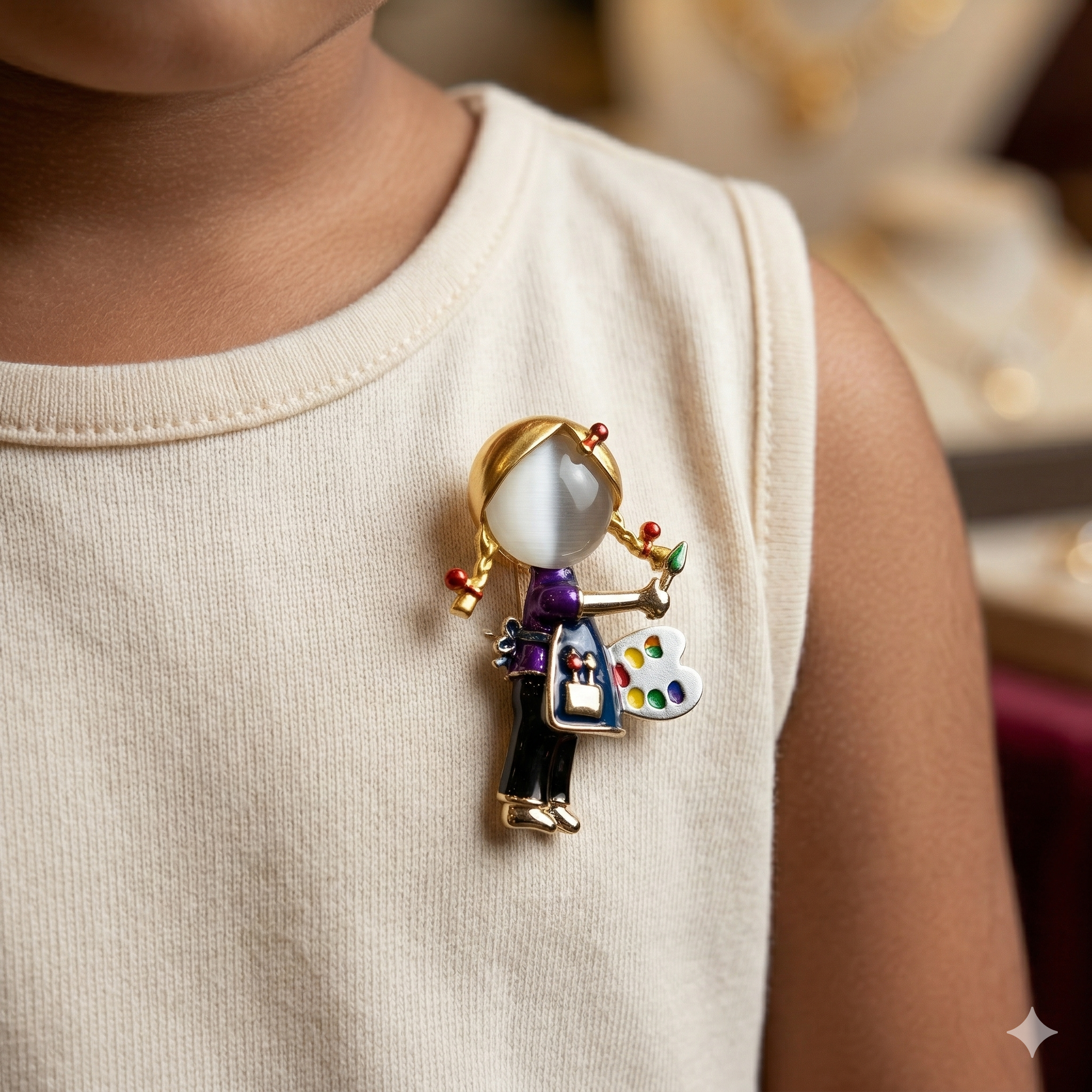 Little Artist Kids Brooch