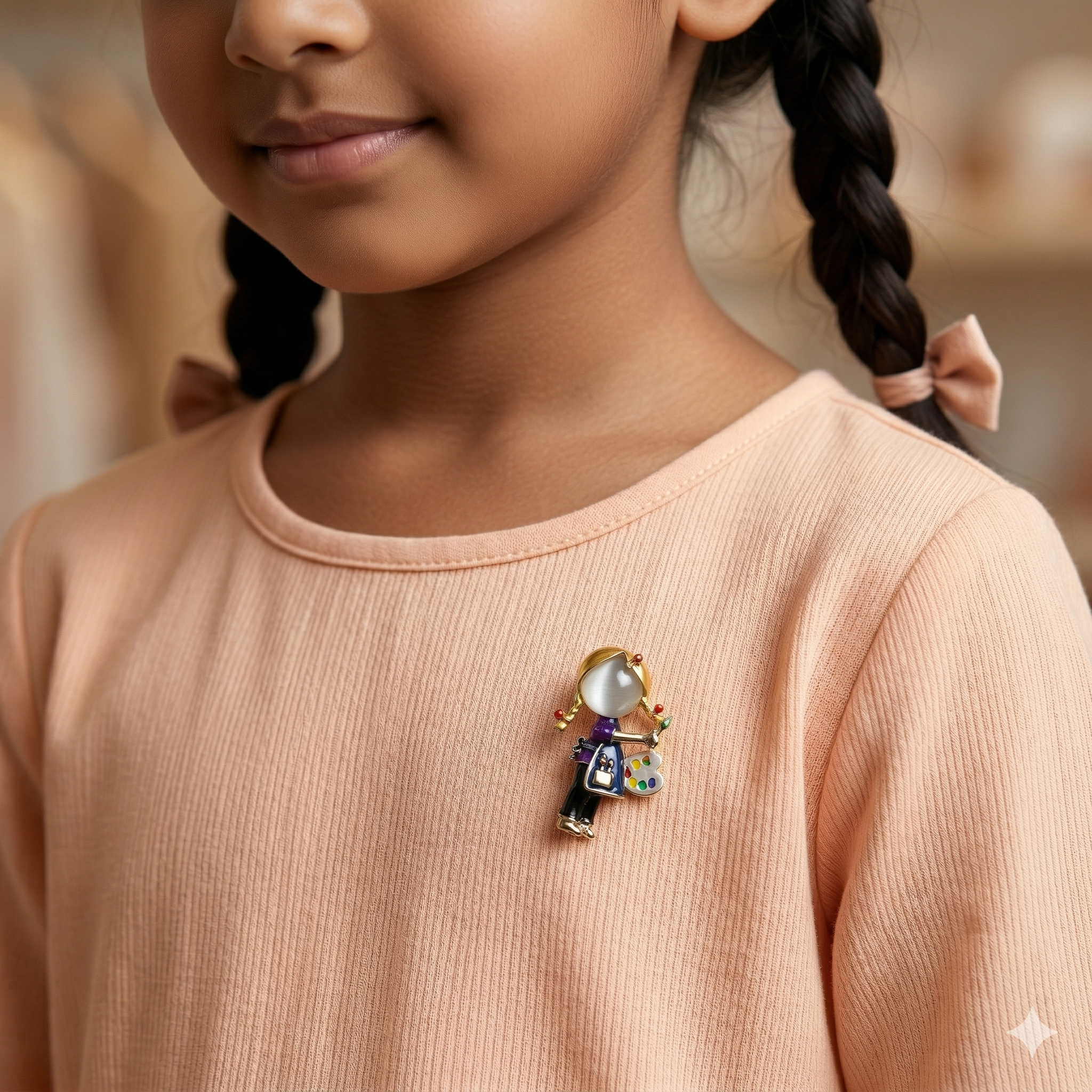 Little Artist Kids Brooch