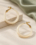Creamstone Earrings