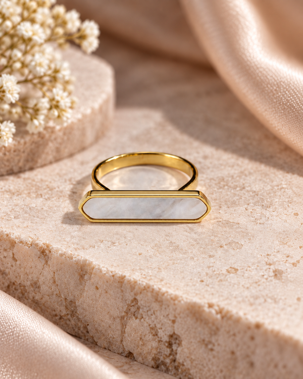Pearl Frame Ring