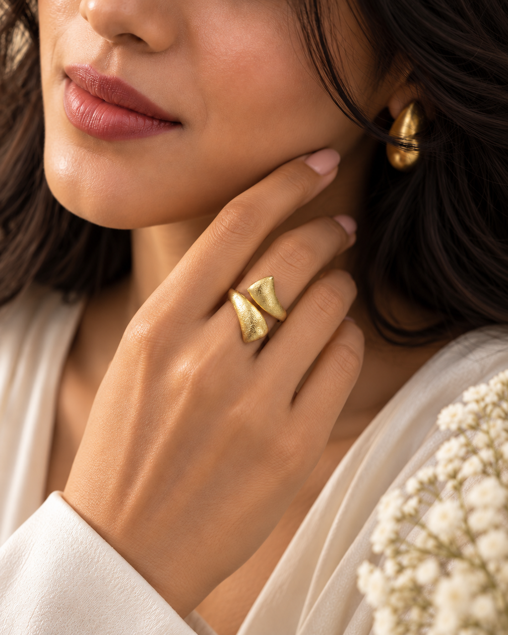 Golden Flare Ring