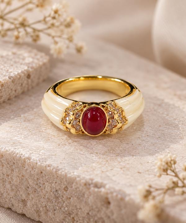Elif Ruby Ring