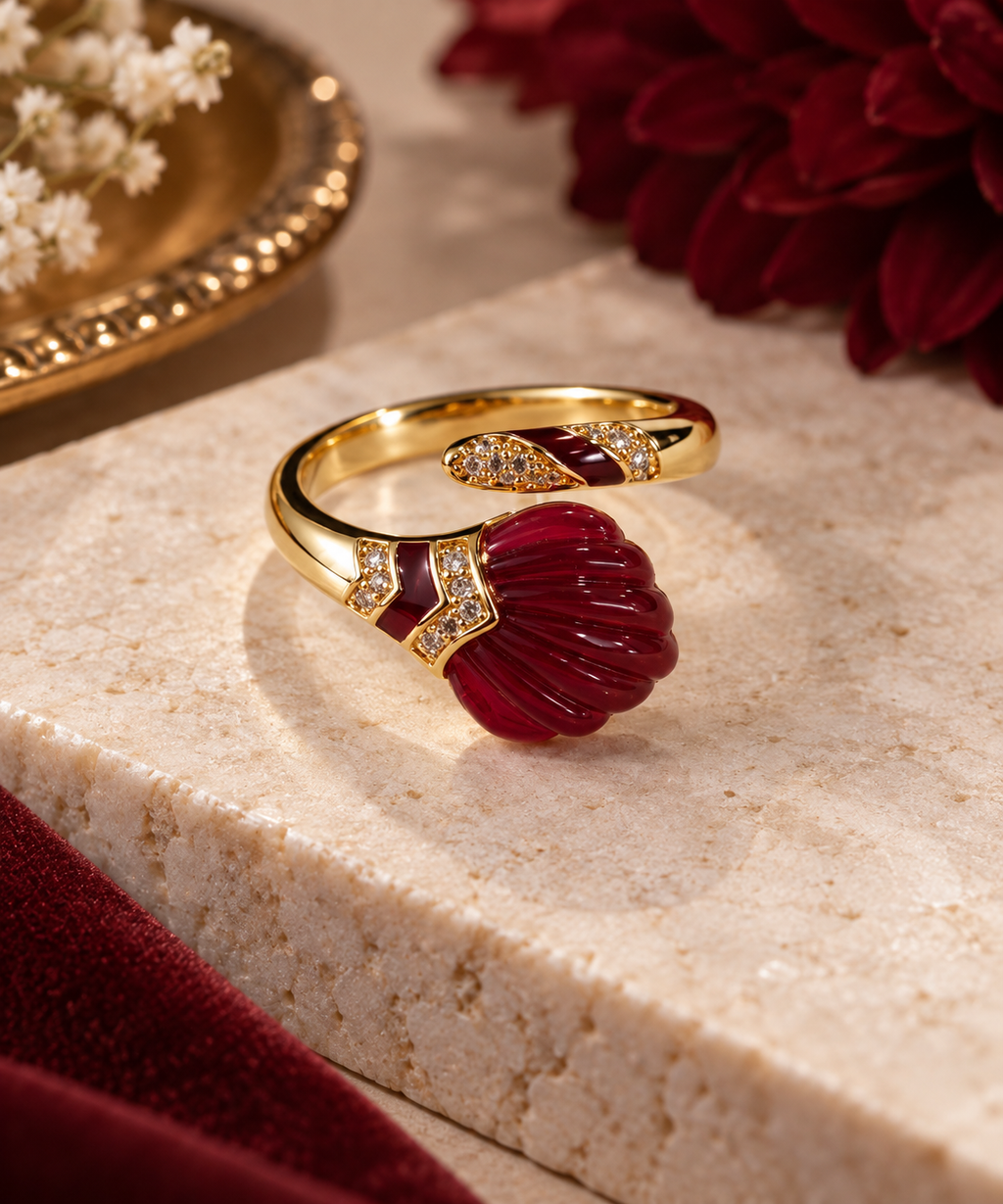 Milena Ruby Ring