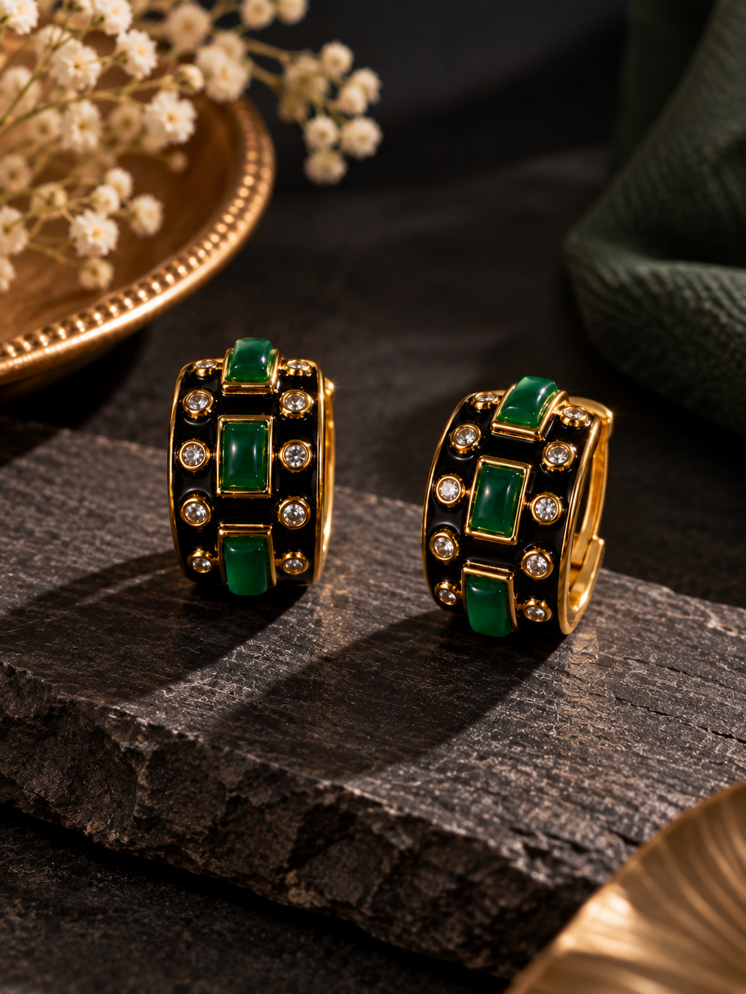 Celeste Noir  Earrings
