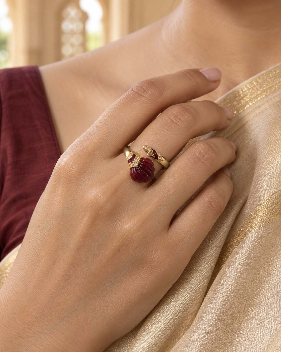 Milena Ruby Ring